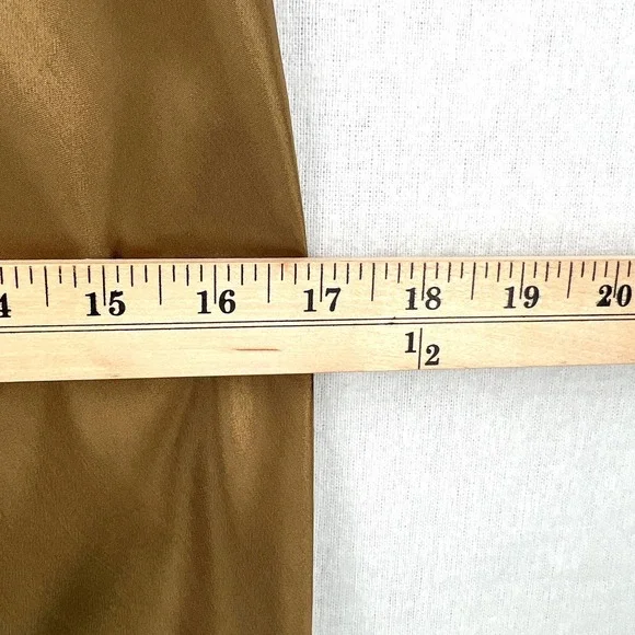 ENZA COSTA Dress Womens Medium Fatigue Satin Bias Slip Maxi Spaghetti Strap NWOT - Picture 14 of 15